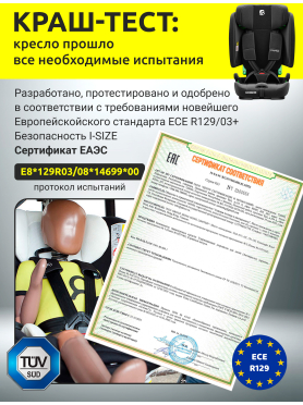 Автокресло BONBINI Voyage Black melange 