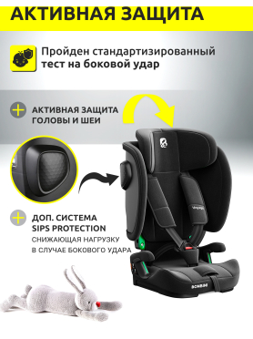 Автокресло BONBINI Voyage Black melange 