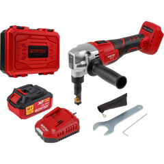 Ножницы высечные аккумуляторные WORTEX CNB 1825 XLT SET 
