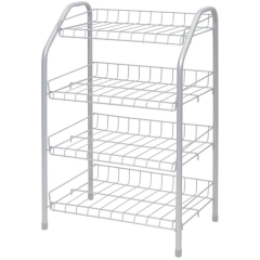 Полка для обуви NIKA матовый серый 