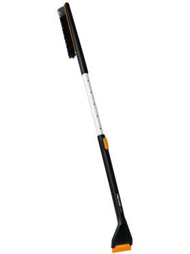 Щетка для снега телескопическая со скребком FISKARS X-series