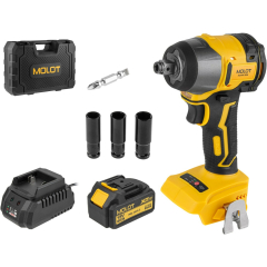 Гайковерт аккумуляторный ударный MOLOT MCWR 3518 XLT Lite SET  Гайковерт аккумуляторный ударный MOLOT MCWR 3518 XLT Lite SET