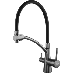 Смеситель для кухни AV ENGINEERING Lux D35 графит 