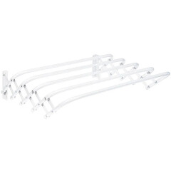 Сушилка для белья настенная складная NIKA 120х45х18,5 см белый 