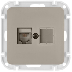 Розетка телефонная BYLECTRICA Astrum