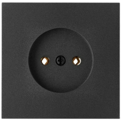 Розетка скрытая BYLECTRICA Carre графит  Розетка скрытая BYLECTRICA Carre графит