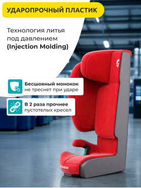 Автокресло BONBINI Travel Coral Red 