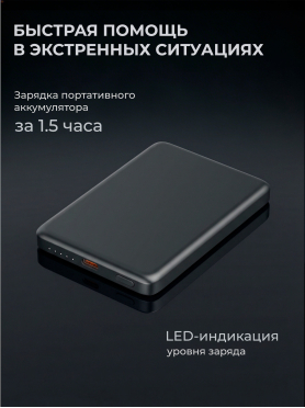 Power Bank KEIZEN 5000 mAh with MagSafe Navi Blue 
