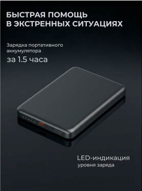 Power Bank KEIZEN 5000 mAh with MagSafe Navi Blue 