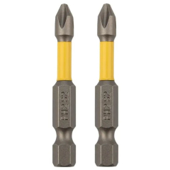 Бита для шуруповерта магнитная PH2 50 мм KRANZ Impact 2 штуки 