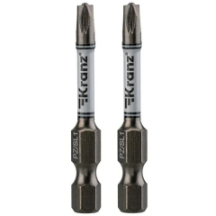 Бита для шуруповерта магнитная PZ/FL1 50 мм KRANZ 2 штуки 