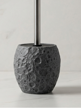 Ершик для унитаза PERFECTO LINEA Moon Stone серый 