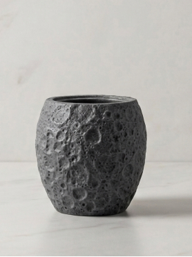 Ершик для унитаза PERFECTO LINEA Moon Stone серый 
