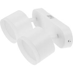 Светильник накладной поворотный 2хGX53 2х15 Вт LEIDEN ELECTRIC белый 