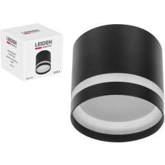 Светильник точечный накладной GX53 15 Вт LEIDEN ELECTRIC черный 