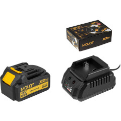 Комплект аккумулятор 18В и зарядное устройство MOLOT XLT Lite