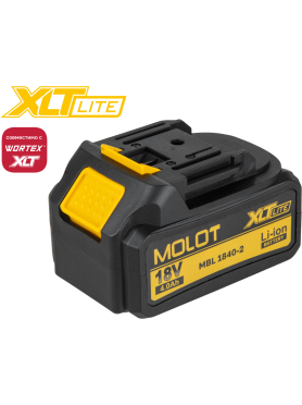 Аккумулятор 18В Li-Ion MOLOT MBL 18хх-2 XLT Lite