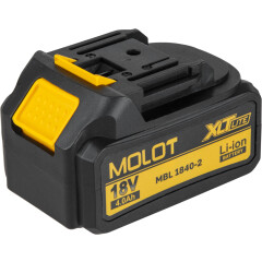 Аккумулятор 18В Li-Ion MOLOT MBL 18хх-2 XLT Lite