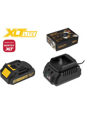 Комплект аккумулятор 18В и зарядное устройство MOLOT XLT Lite