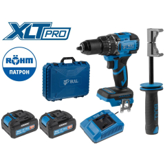Дрель-шуруповерт аккумуляторная ударная BULL SR 1806 R-series XLTpro 