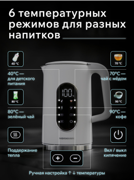 Чайник электрический NORMANN AKL-522 