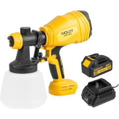 Краскораспылитель аккумуляторный MOLOT MCPS 1810 XLT Lite SET 