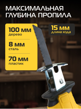 Пила сабельная аккумуляторная MOLOT MCSR 7018 XLT Lite SET 