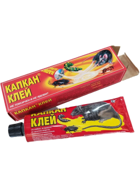 Клей от крупных грызунов и насекомых КАПКАН 135 г 