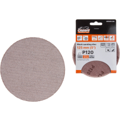 Шлифлист круглый самосцепляющийся 125 мм Р120 GEPARD 5 штук 
