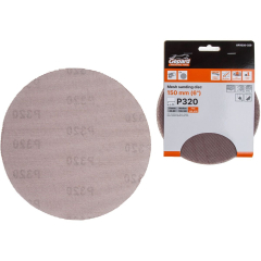 Шлифлист круглый самосцепляющийся 150 мм Р320 GEPARD 5 штук 
