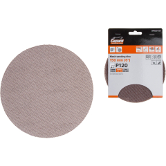 Шлифлист круглый самосцепляющийся 150 мм Р120 GEPARD 5 штук 