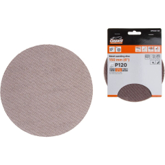 Шлифлист круглый самосцепляющийся 150 мм Р120 GEPARD 5 штук 