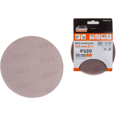 Шлифлист круглый самосцепляющийся 125 мм Р320 GEPARD 5 штук 