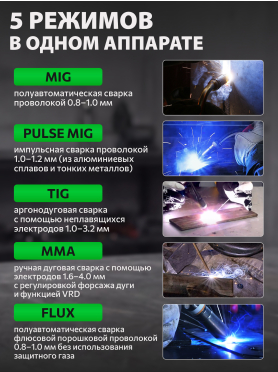 Полуавтомат сварочный DGM TECMIG-305 PULSE 