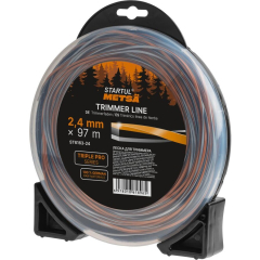 Леска для триммера витая квадратное сечение STARTUL Metsa Triple Pro