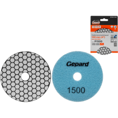 Алмазный гибкий шлифовальный круг (черепашка) d 100 мм P1500 GEPARD 