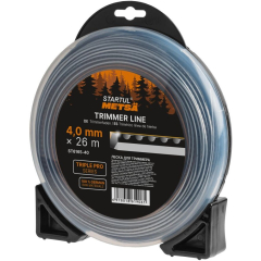 Леска для триммера 4 мм х 26 м TRIPLE PRO STARTUL METSA 