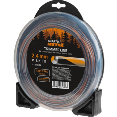 Леска для триммера 2.4 мм х 87 м TRIPLE PRO STARTUL METSA 