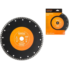 Круг алмазный 230х22.2 мм универсальный STARTUL Standart Turbo 