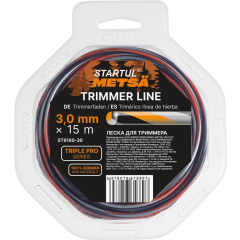 Леска для триммера витая круглое сечение STARTUL Metsa Triple Pro