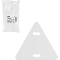 Бирка кабельная У-136 Треугольник TDM 100 штук 
