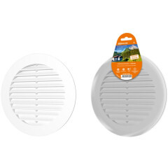 Решетка вентиляционная круглая с москитной сеткой TDM