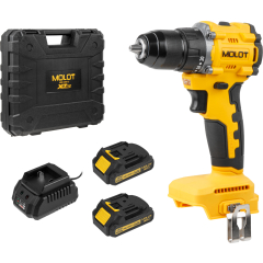 Дрель-шуруповерт аккумуляторная MOLOT MBD 1825 Li XLT Lite SET 