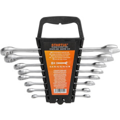Набор ключей комбинированных 6-19 мм 8 штук  STARTUL Master 