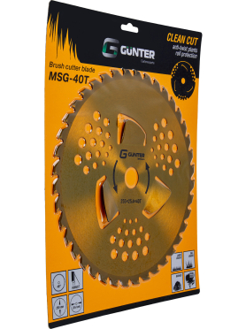 Нож для мотокосы 40 зубьев 255х1,3х25,4 мм GUNTER 