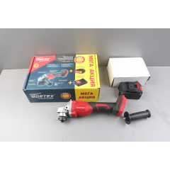 Шлифмашина угловая аккумуляторная WORTEX LX CAG 1812-1 E XLT SET (0329192) уцененный (0005040200)