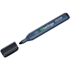 Маркер перманентный BERLINGO MULTILINE PE320 черный 