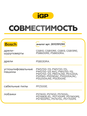 Щетки графитовые для шлифмашины угловой Bosch PWS700-115 IGP 2 штуки аналог 2610391290 