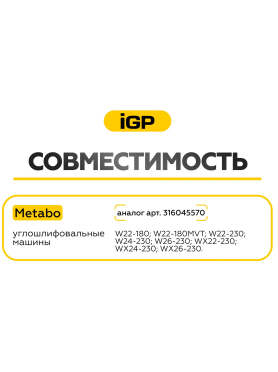 Щетки графитовые для шлифмашины угловой Metabo W22-180 IGP 2 штуки аналог 316045570 
