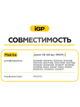 Щетки графитовые для шлифмашины угловой Makita 9554NB IGP 2 штуки аналог CB-325 